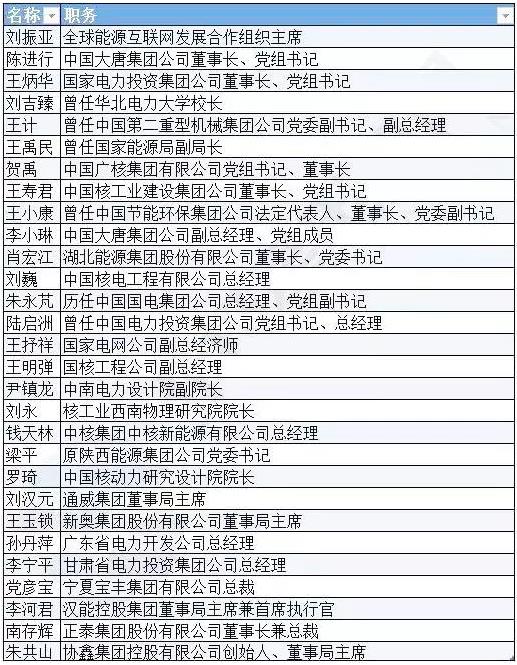 有哪些能源電力大佬將參加兩會？