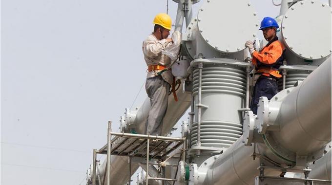 錫盟—泰州±800千伏特高壓工程泰州換流站電氣設(shè)備安裝進(jìn)入倒計時