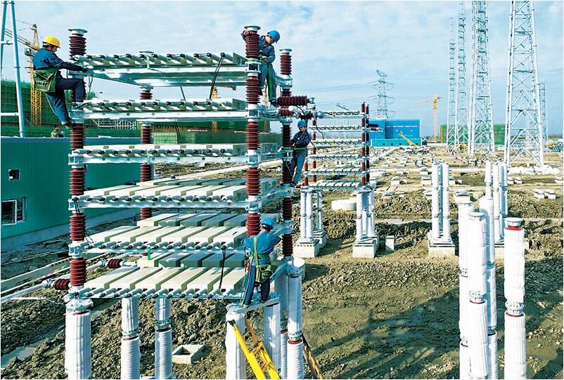 ±800千伏錫盟—泰州特高壓直流輸電工程泰州換流站安裝電氣設(shè)備