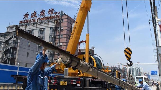 國(guó)網(wǎng)上海市南供電公司：高溫天加緊實(shí)施市重大工程電力配套工程