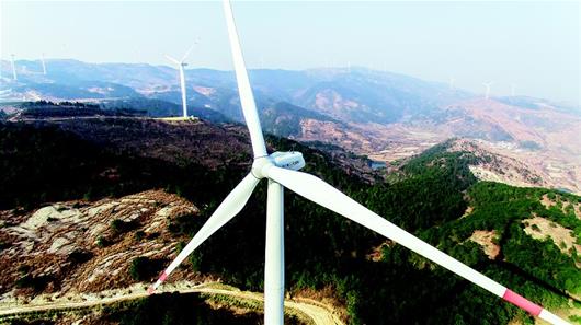 大悟被譽為華中“風(fēng)電之都”