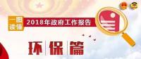 一張圖讀懂2018年政府工作報告之 “環(huán)保篇”
