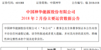 中國(guó)神華2月份運(yùn)營(yíng)數(shù)據(jù)：發(fā)電量174億千瓦時(shí) 同比下降3%