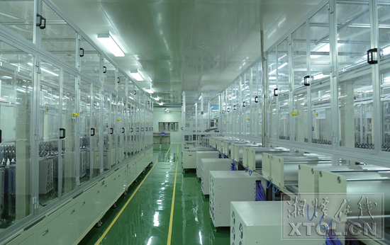 設(shè)備先進的桑頓新能源生產(chǎn)車間。