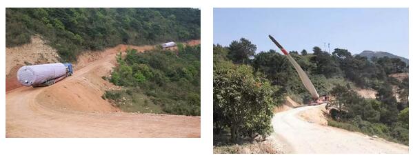 國投在桂第一個新能源項目首臺風(fēng)機樹立！