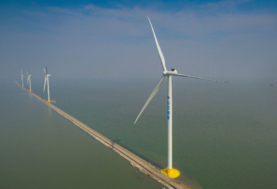 天津南港海上風(fēng)電項(xiàng)目首批機(jī)組并網(wǎng)發(fā)電