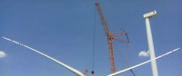 陸上風(fēng)電重器：三一重能第一臺3.4MW風(fēng)電機組順利完成吊裝！