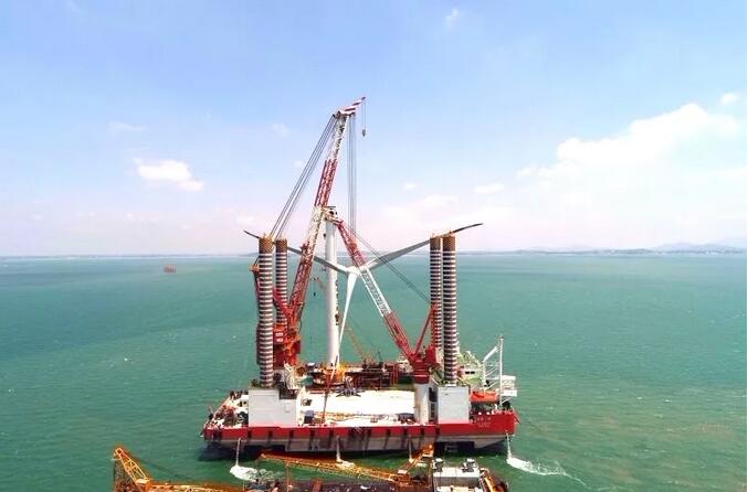國內(nèi)首個(gè)大功率海上風(fēng)電試驗(yàn)風(fēng)場建設(shè)圓滿收官