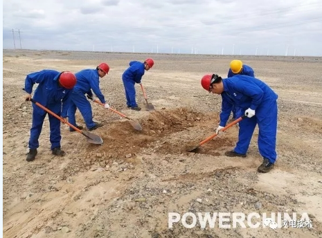 甘肅瓜州風(fēng)電場開展防汛抗洪演練