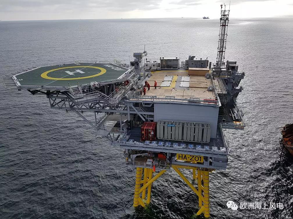世界首個海上無功補償站安裝完成！