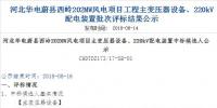 速看 | 河北華電蔚縣西嶺202MW風電項目變壓器設備、220kV配電裝置中標候選人公示 <font color=