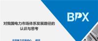 PPT ｜我國電力市場體系發(fā)展路徑的認(rèn)識與思考