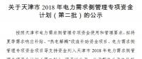 1917萬元！天津公示2018年電力需求側(cè)管理專項資金計劃（第二批）